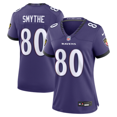 Durham Smythe Baltimore Ravens Nike Women's Team Game Jersey - Purple