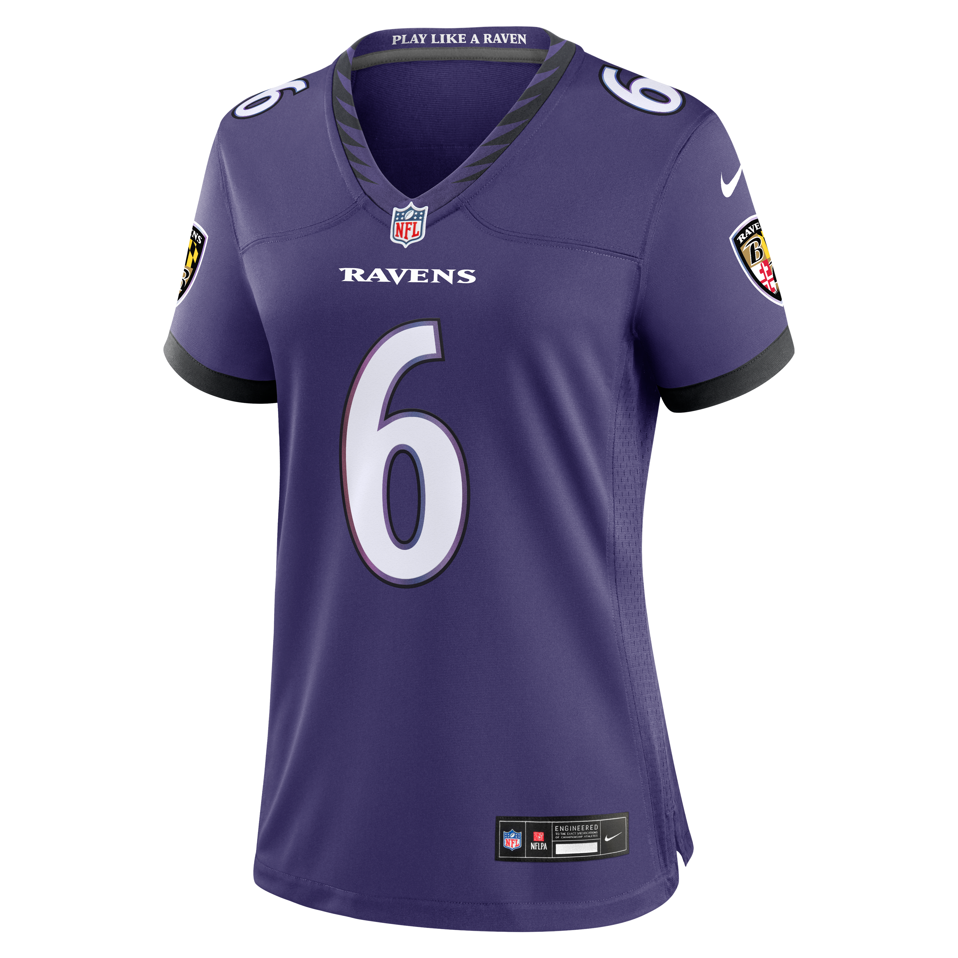 Women's Nike Ja'Kobi Lane Purple Baltimore Ravens Team Game Jersey