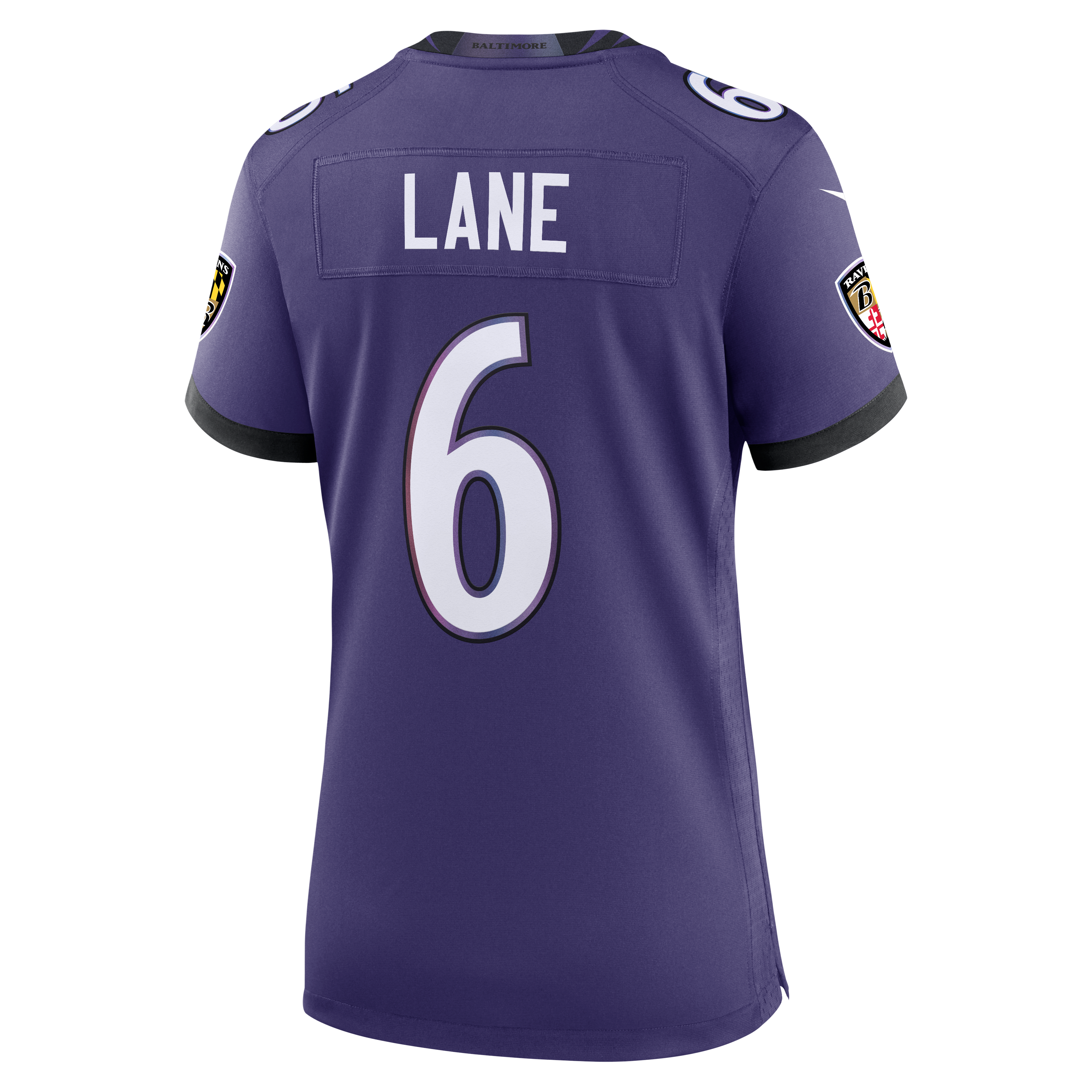 Women's Nike Ja'Kobi Lane Purple Baltimore Ravens Team Game Jersey