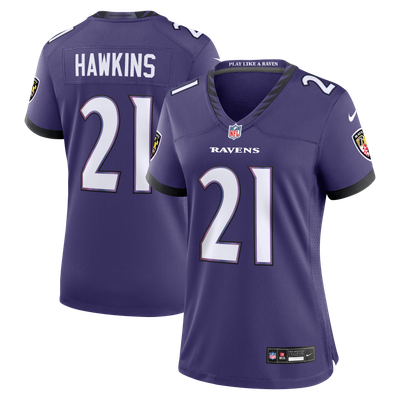 Jaylinn Hawkins Baltimore Ravens Nike Women's Team Game Jersey - Purple