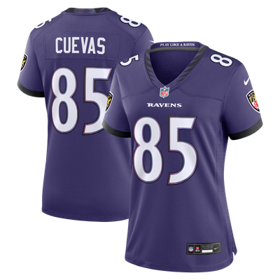 Josh Cuevas Baltimore Ravens Nike Women's Team Game Jersey - Purple
