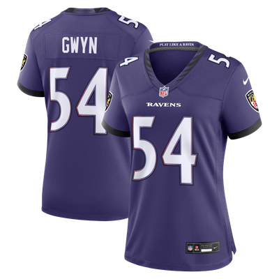 Jovaughn Gwyn Baltimore Ravens Nike Women's Team Game Jersey - Purple