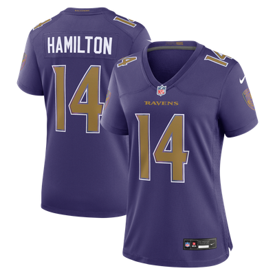 Kyle Hamilton Baltimore Ravens Nike Women's Alternate Game Jersey - Purple
