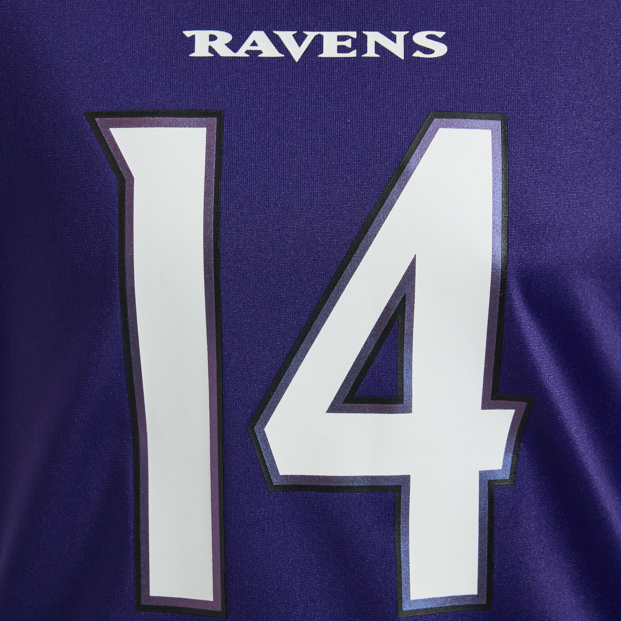 Maillot de match Nike Kyle Hamilton violet des Ravens Baltimore pour femmes
