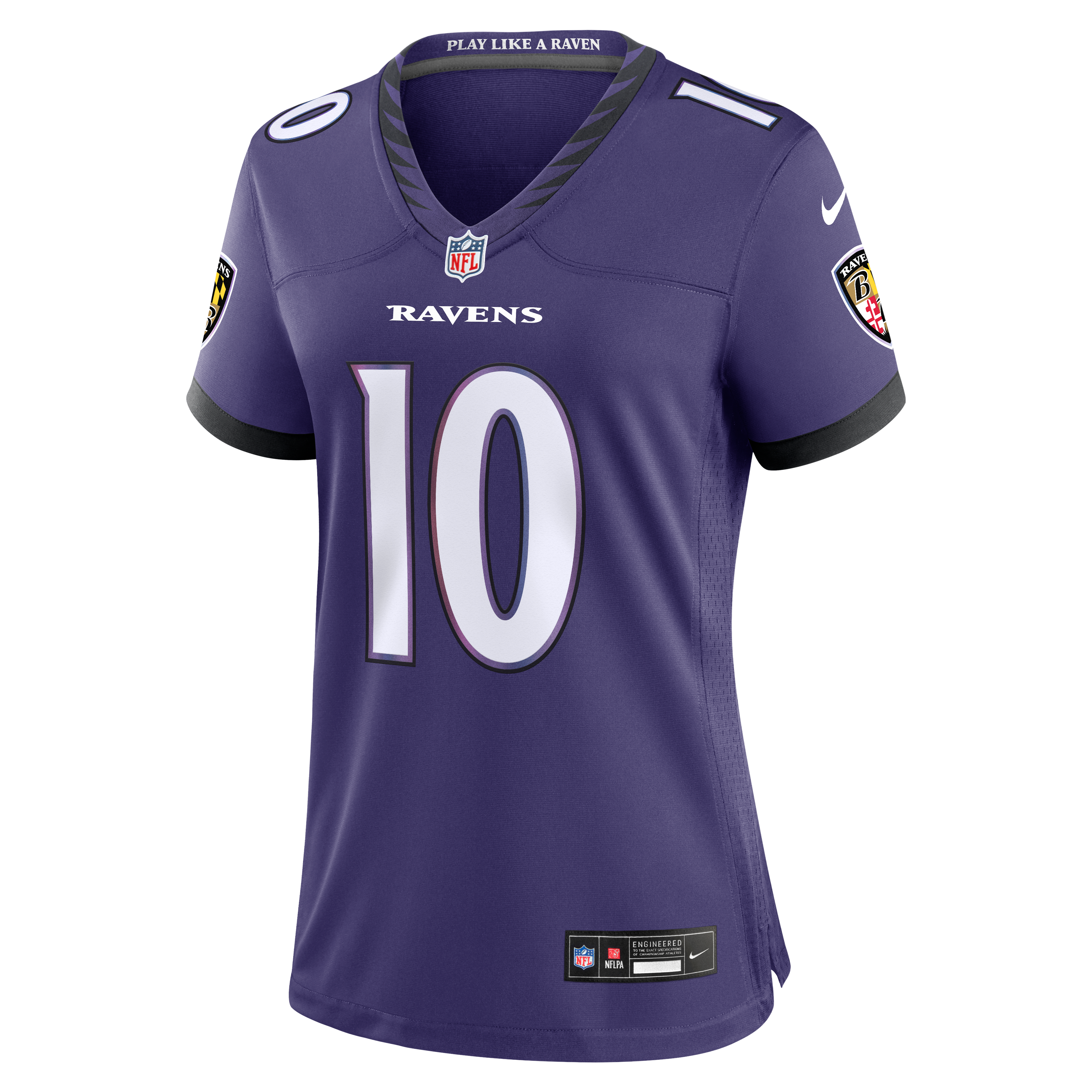 Women's Nike LaJohntay Wester Purple Baltimore Ravens Team Game Jersey