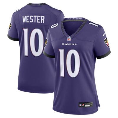 LaJohntay Wester Baltimore Ravens Nike Women's Team Game Jersey - Purple