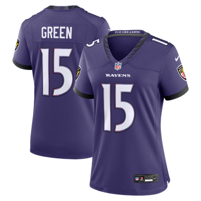 Mike Green Baltimore Ravens Nike Women's Team Game Jersey - Purple