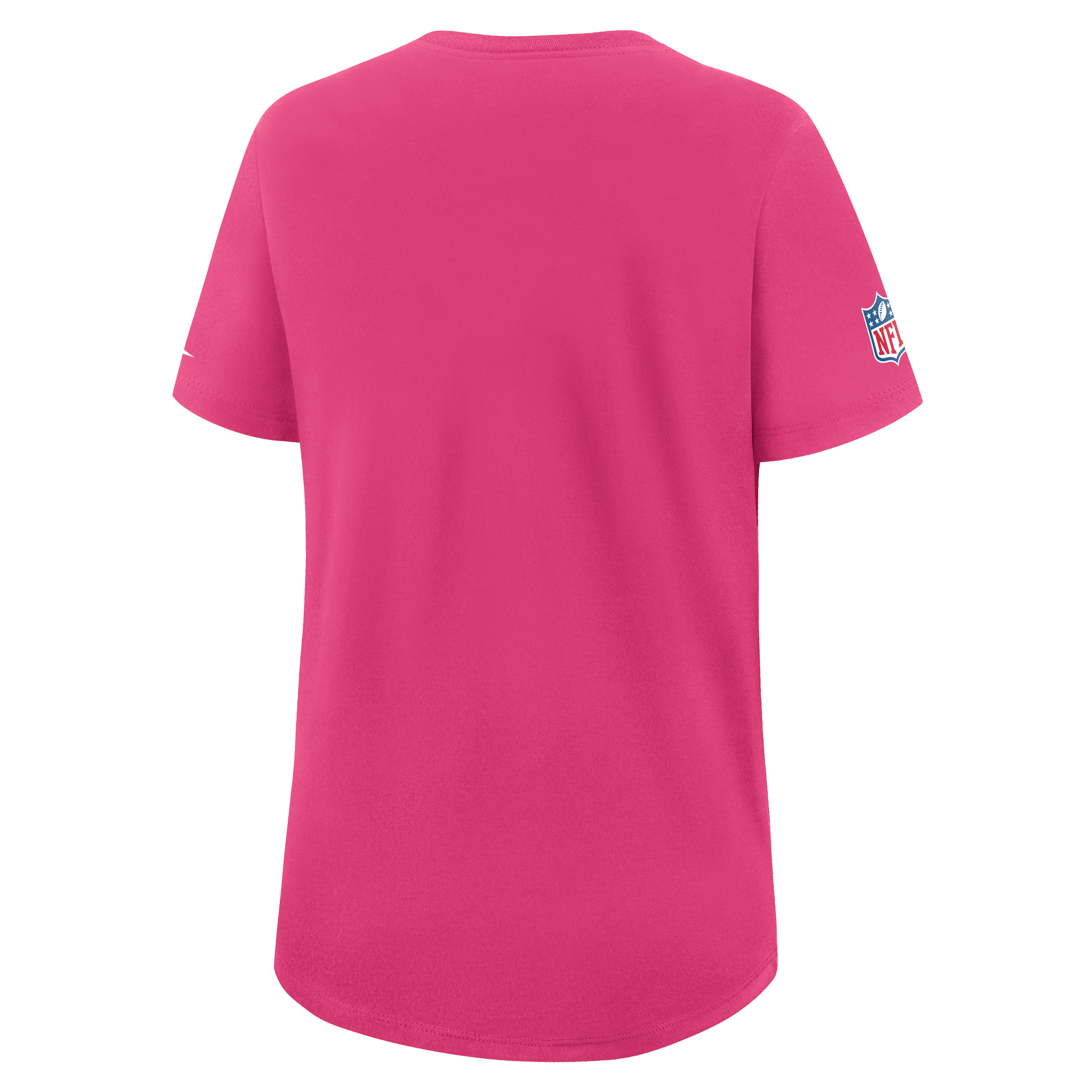 Women's Nike  Pink Baltimore Ravens 2026 NFL Crucial Catch Tri-Blend Dri-FIT T-Shirt