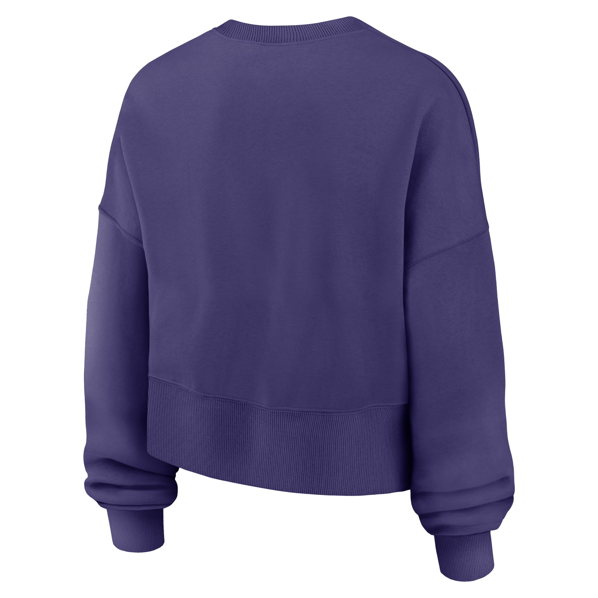 Women's Nike Purple Baltimore Ravens Oversized Phoenix Fleece Sweatshirt