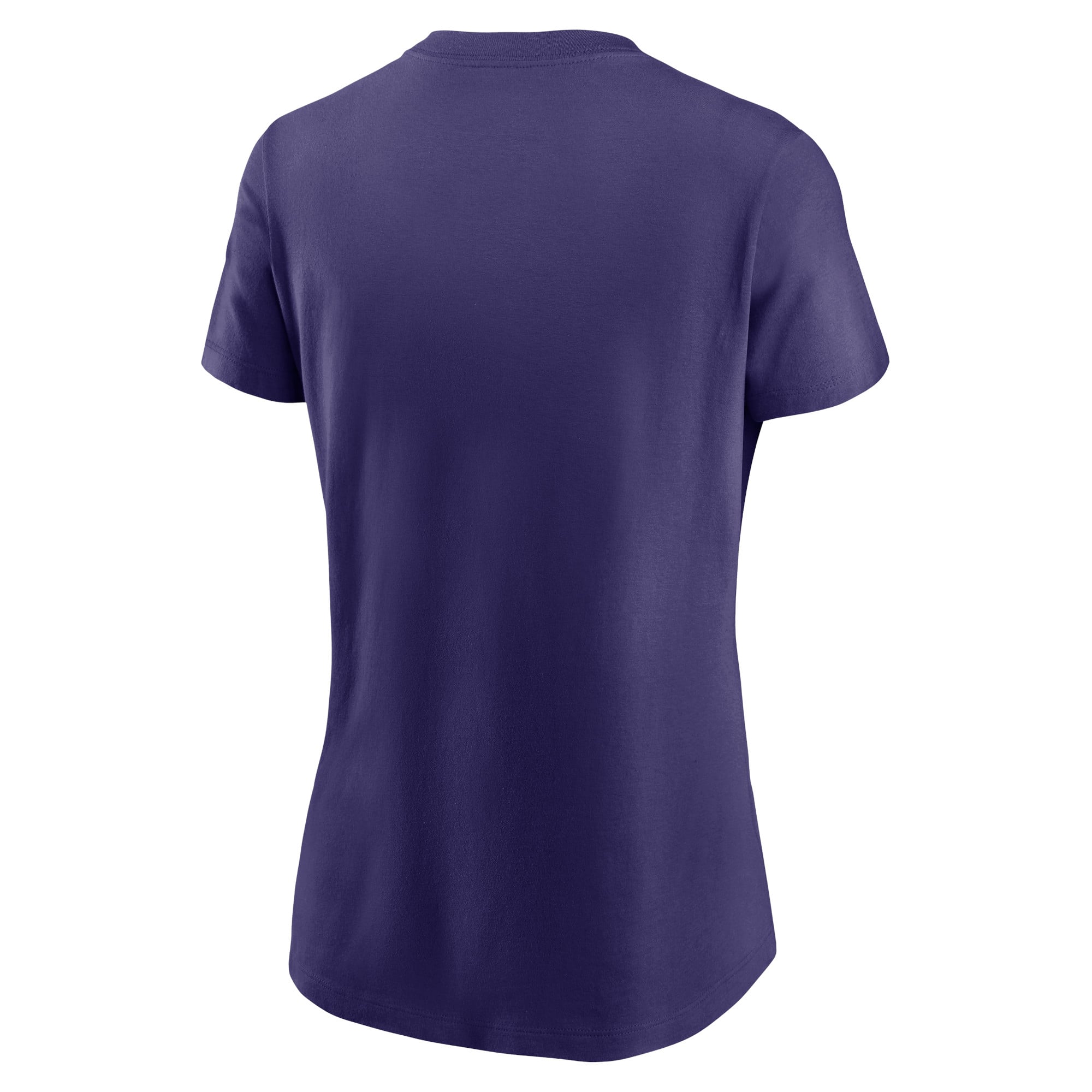 T-shirt Nike violet avec logo principal des Baltimore Ravens pour femme