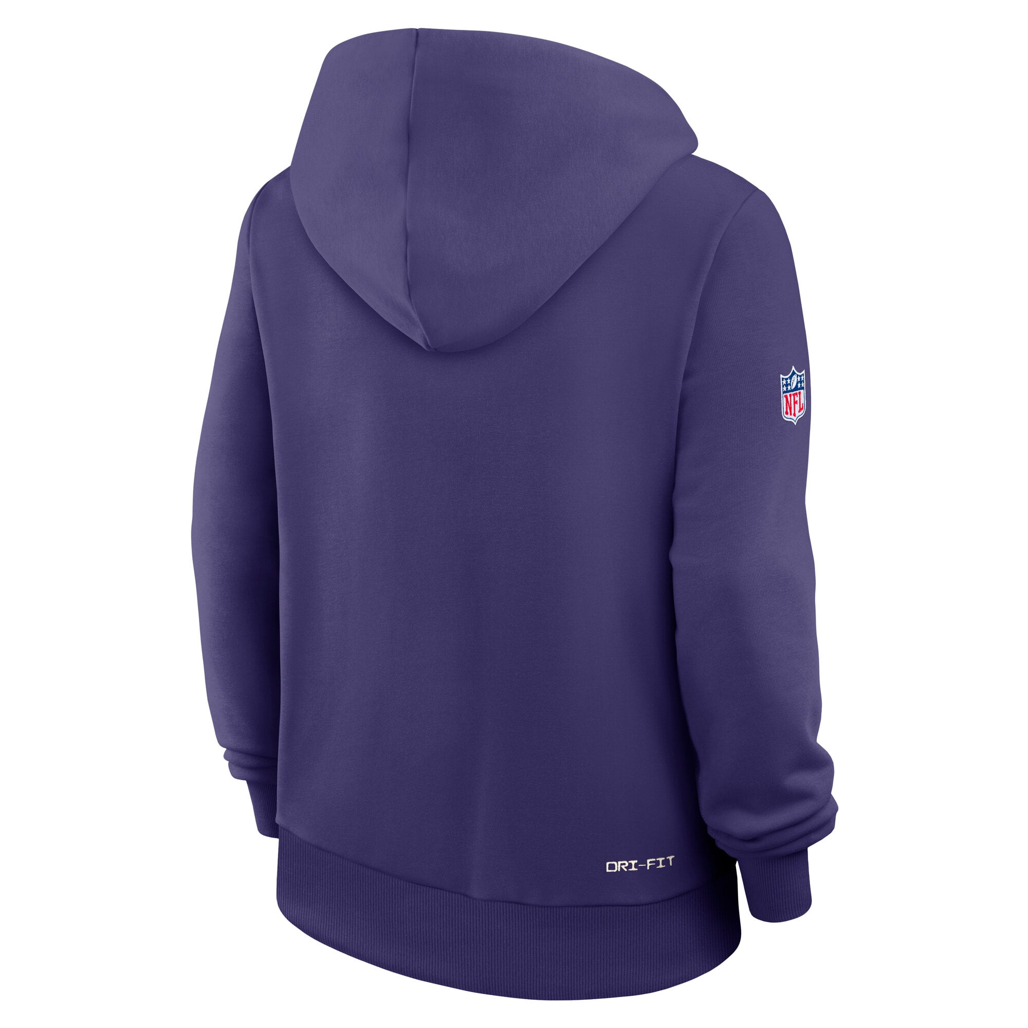 Women's Nike Purple Baltimore Ravens Sideline Standard Issue Dri-FIT Hoodie