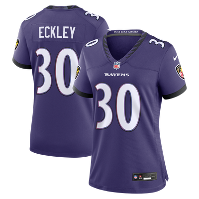Ryan Eckley Baltimore Ravens Nike Women's Team Game Jersey - Purple