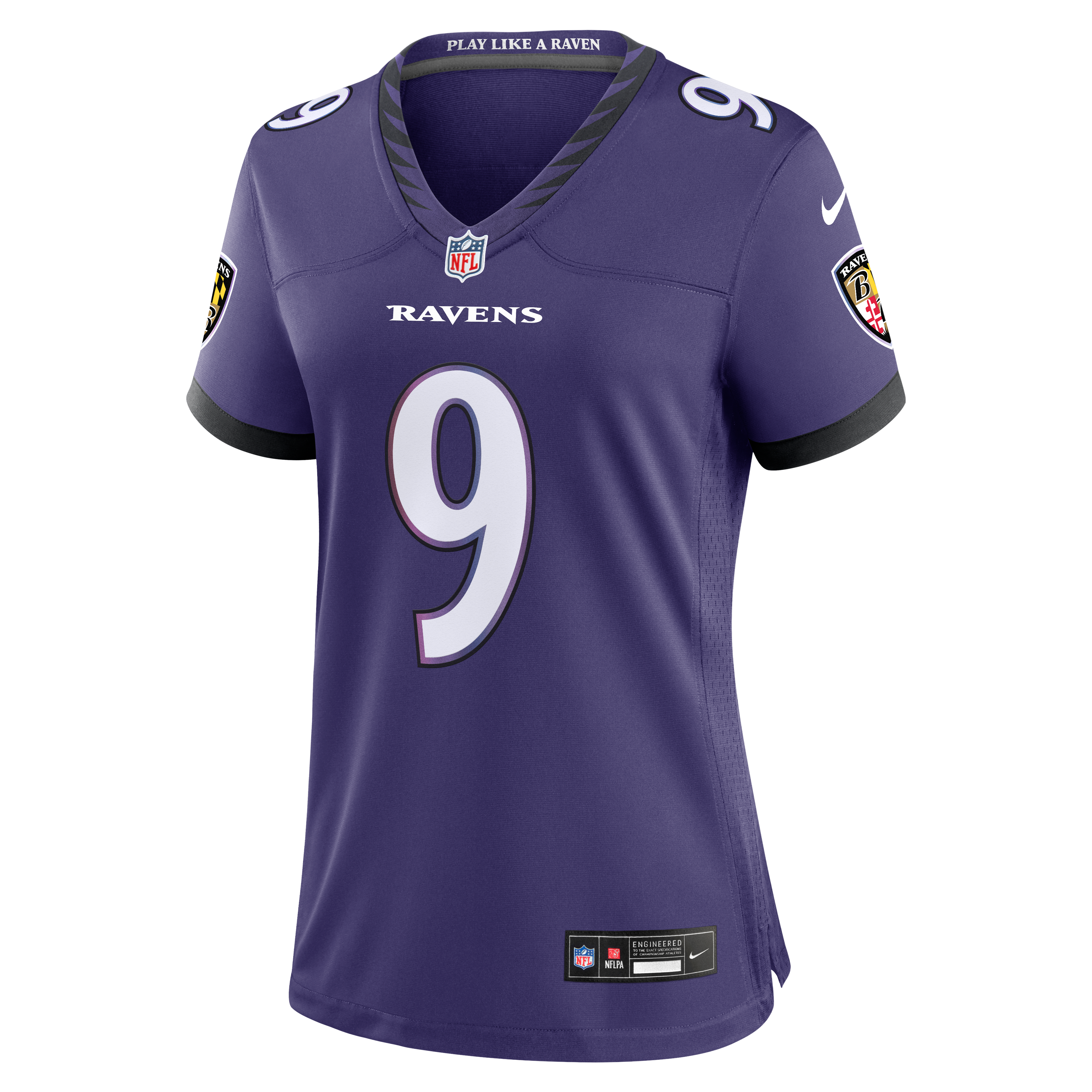 Women's Nike Zion Young Purple Baltimore Ravens Team Game Jersey