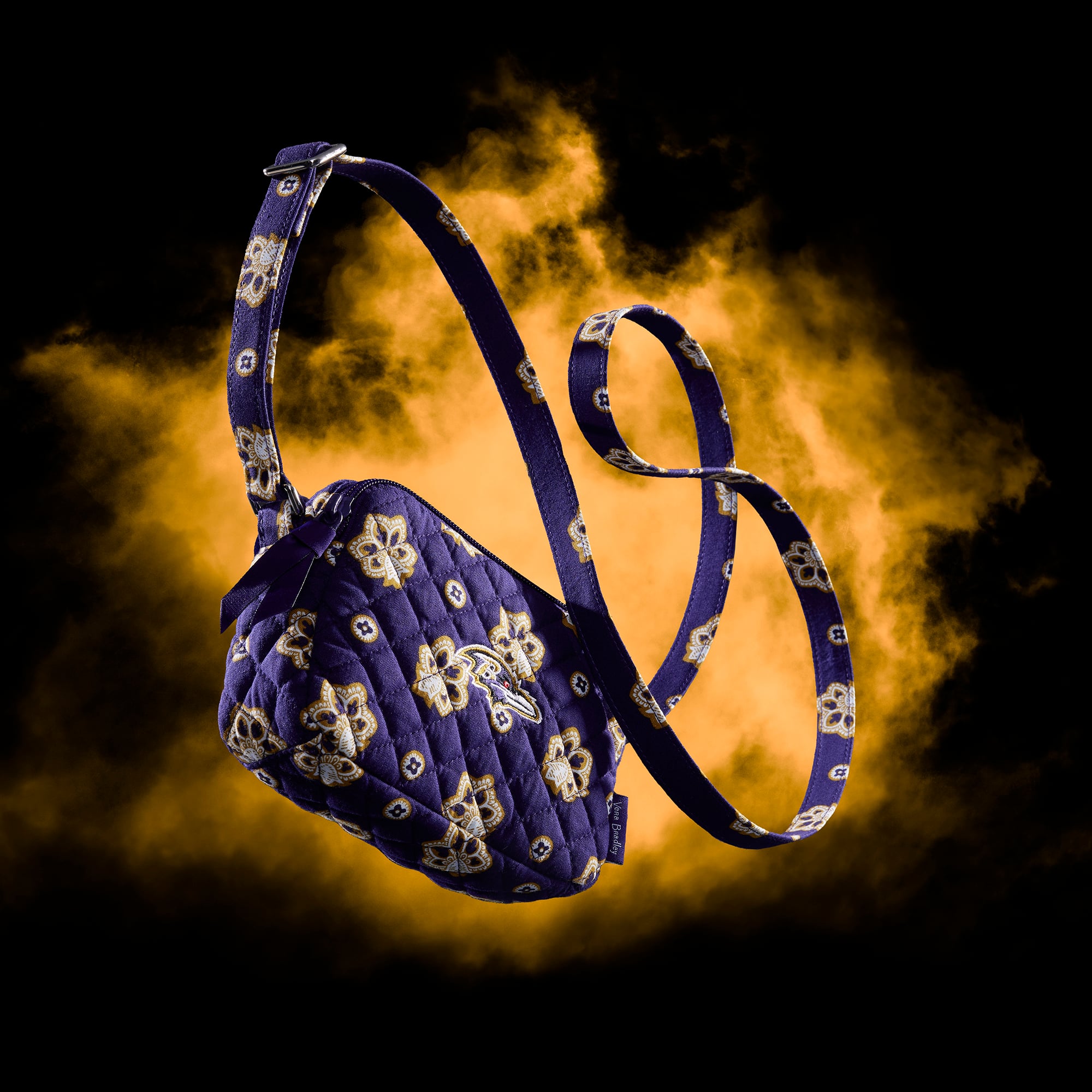 Women's Vera Bradley Baltimore Ravens Small Stadium Crossbody Bag