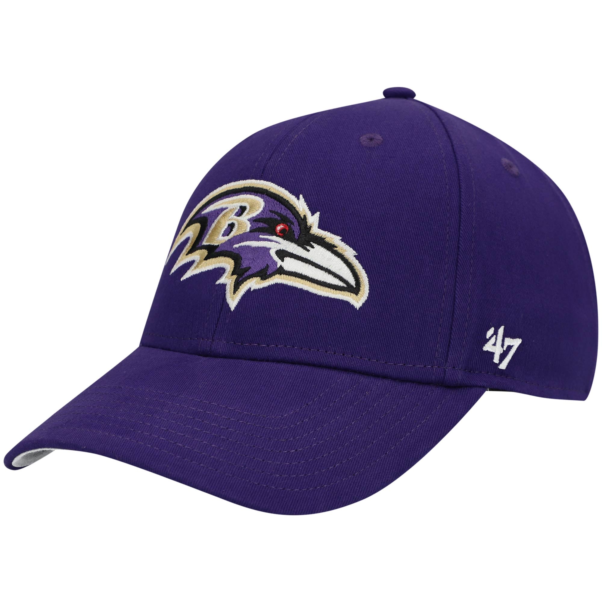 Casquette ajustable pour jeunes, modèle 47 violet, Baltimore Ravens, MVP secondaire
