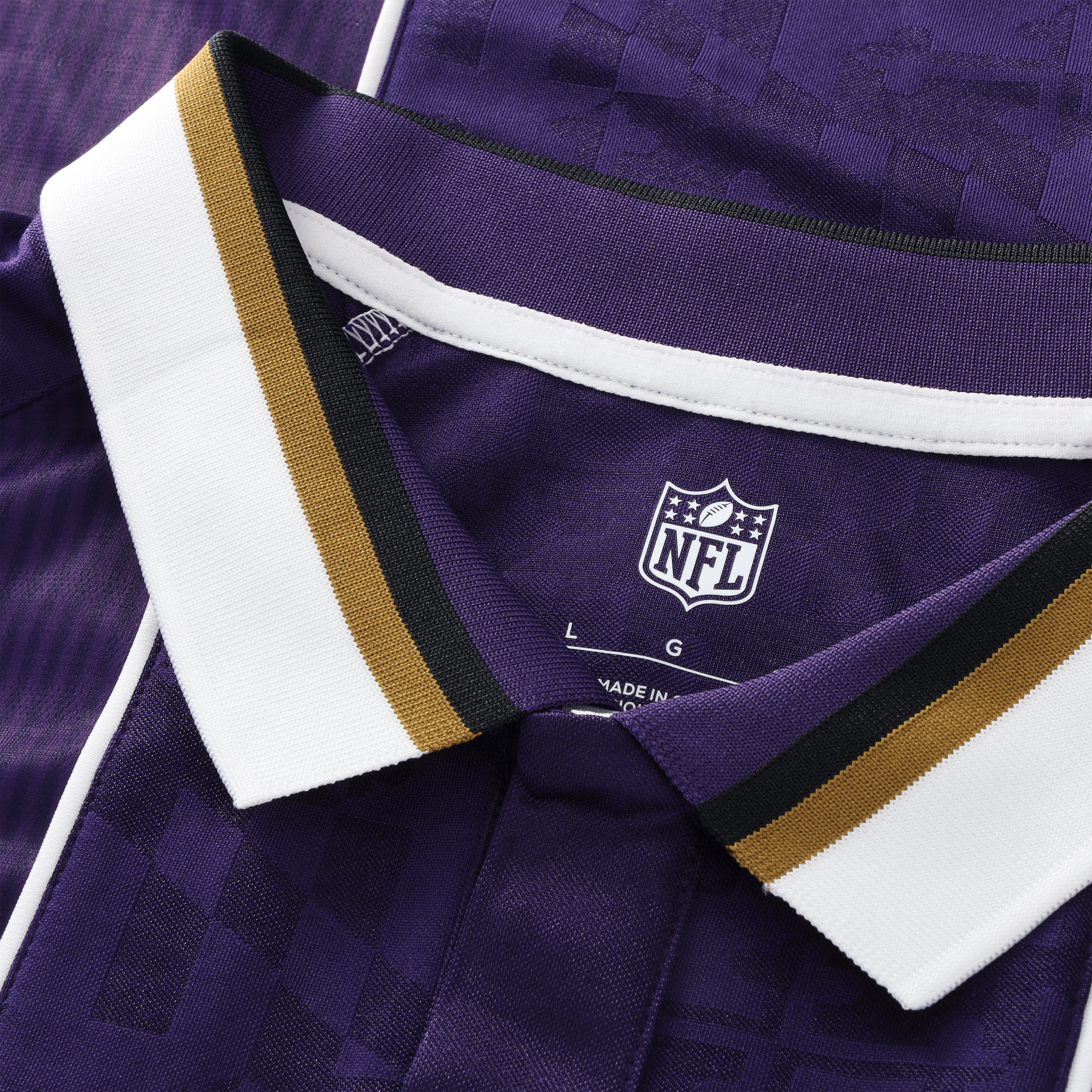 Youth Fanatics Purple Baltimore Ravens Football x Collared Fan Top