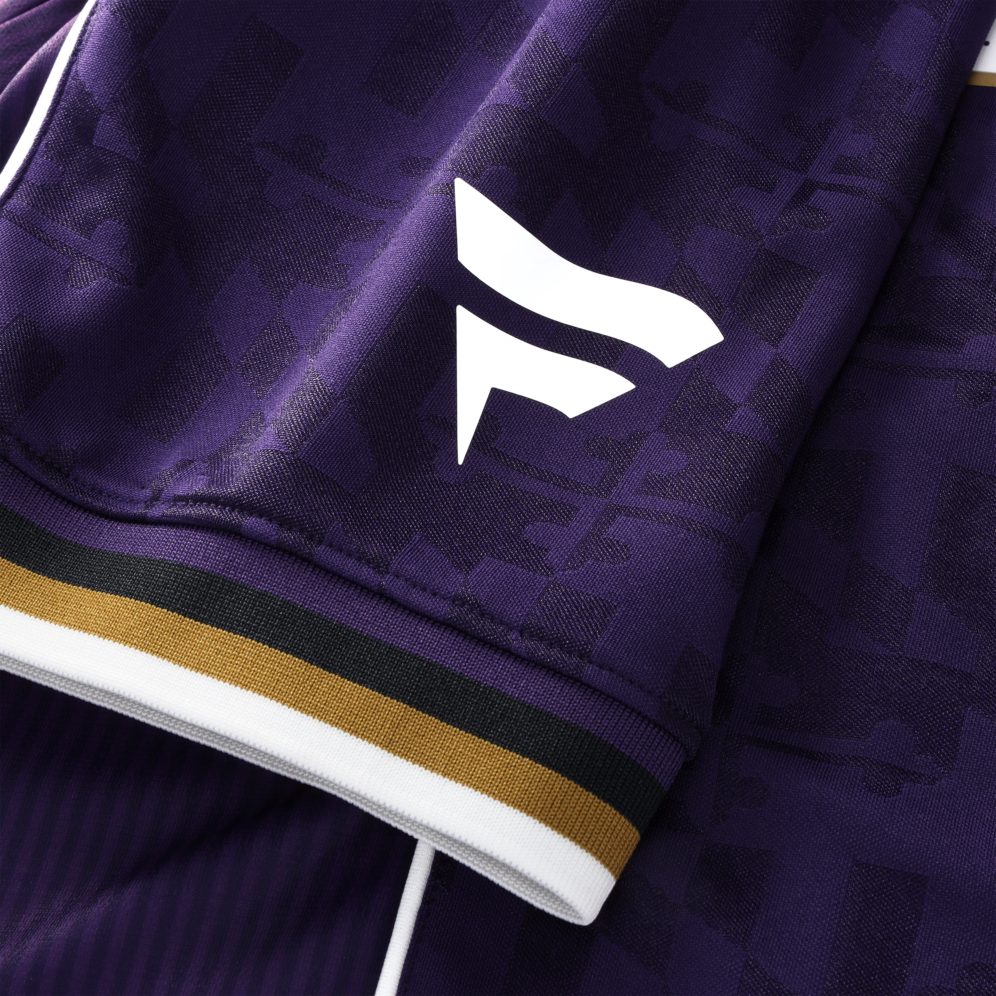 Youth Fanatics Purple Baltimore Ravens Football x Collared Fan Top