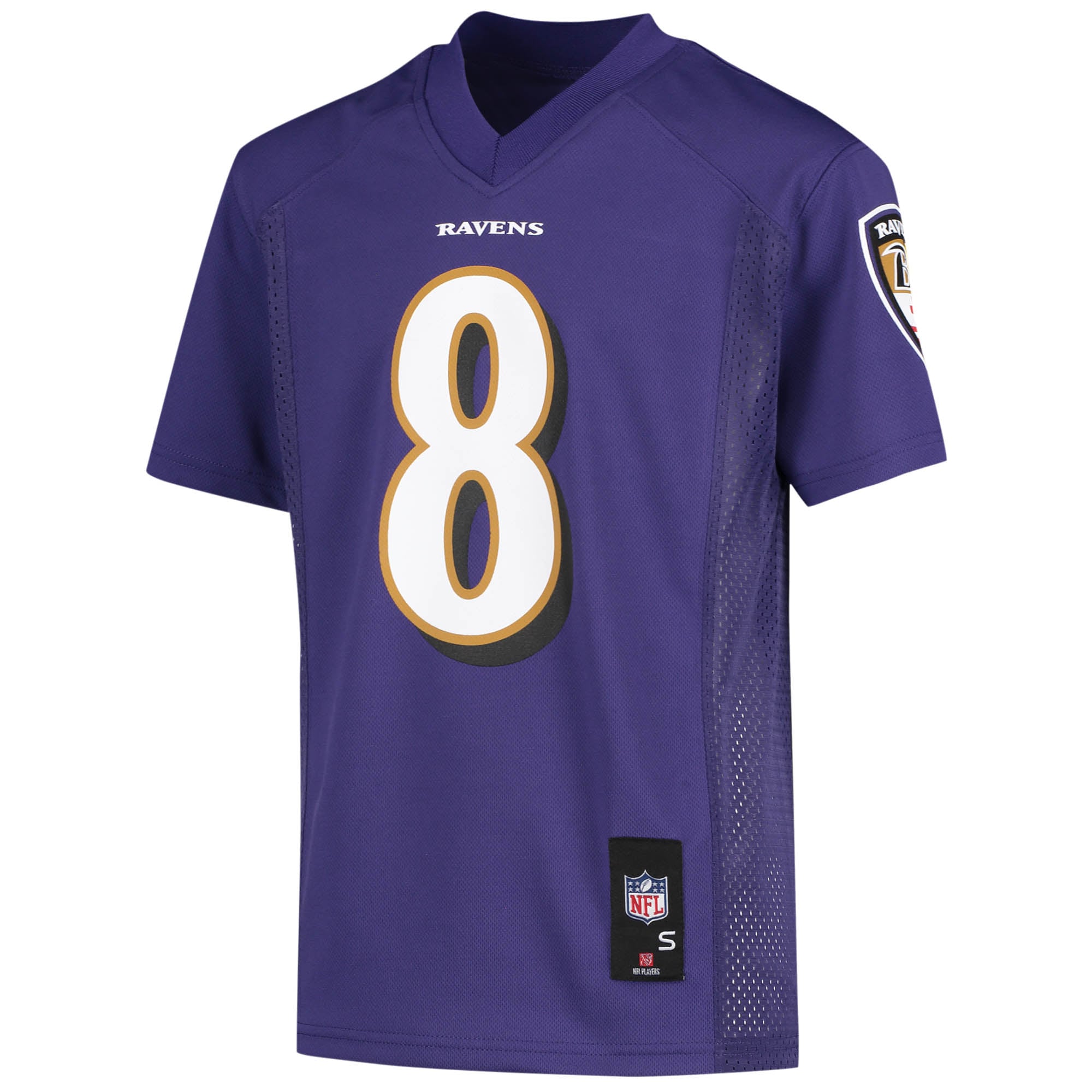 Youth Lamar Jackson Purple Baltimore Ravens Replica Jersey