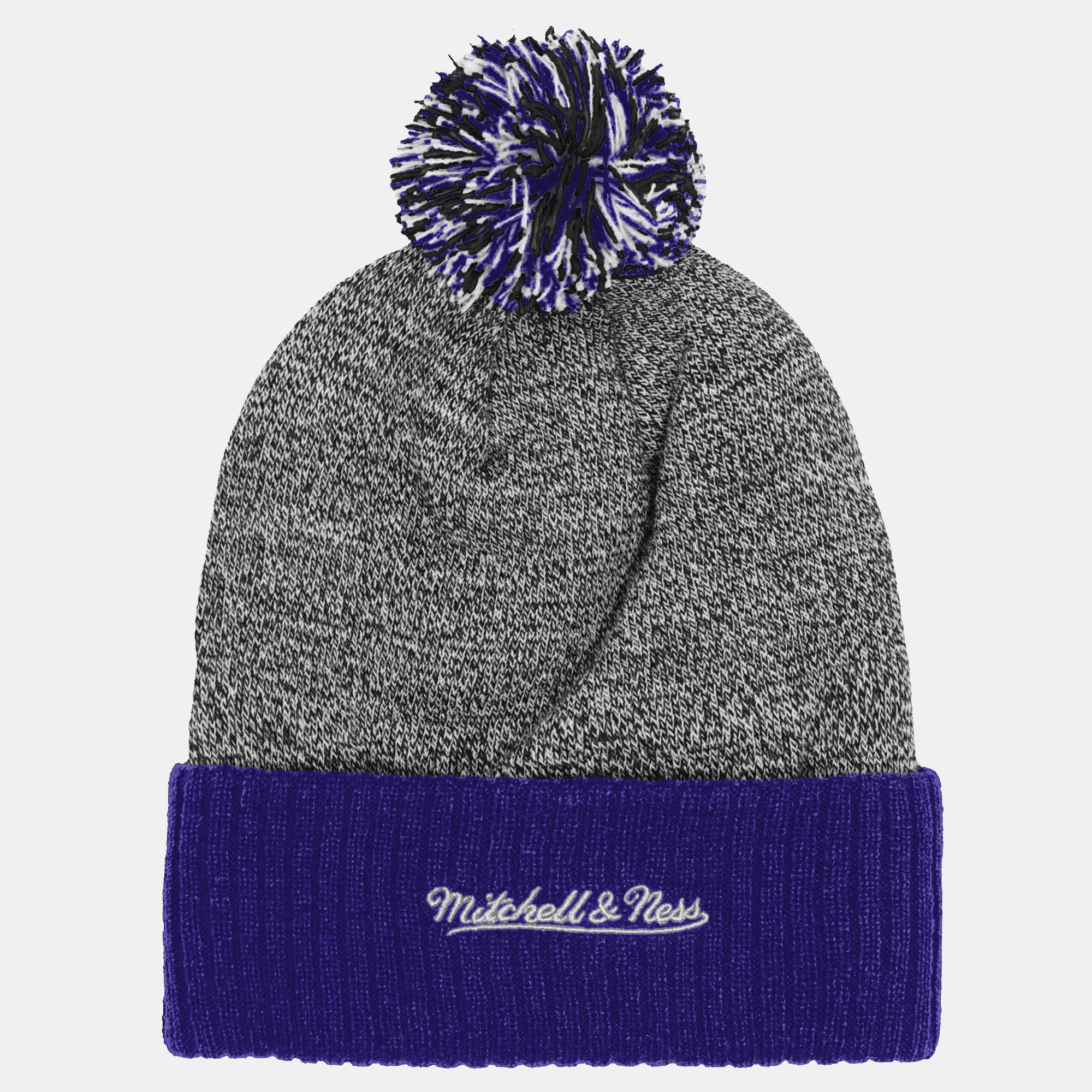 Bonnet à revers Mitchell & Ness violet Baltimore Ravens pour enfant