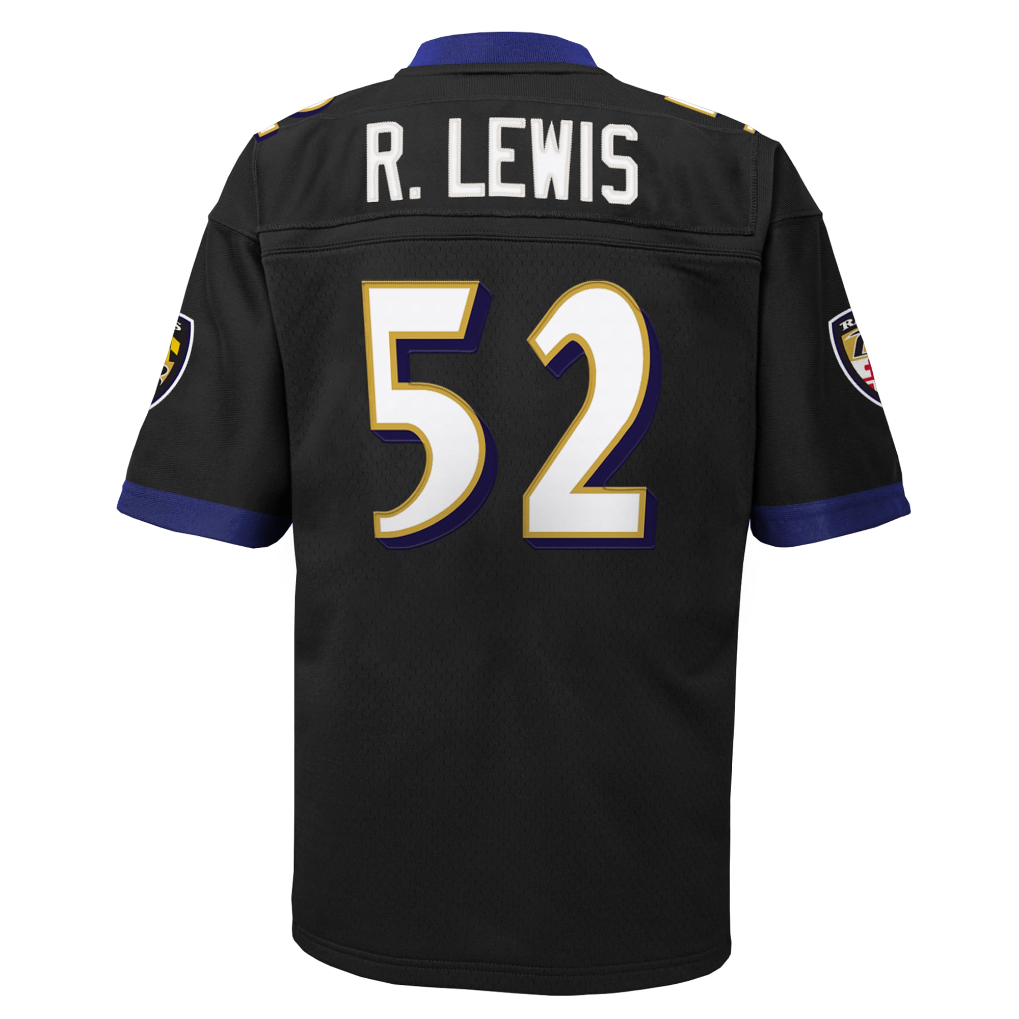 Maillot de joueur Mitchell & Ness Ray Lewis noir des Ravens Baltimore 2004 Legacy pour enfant
