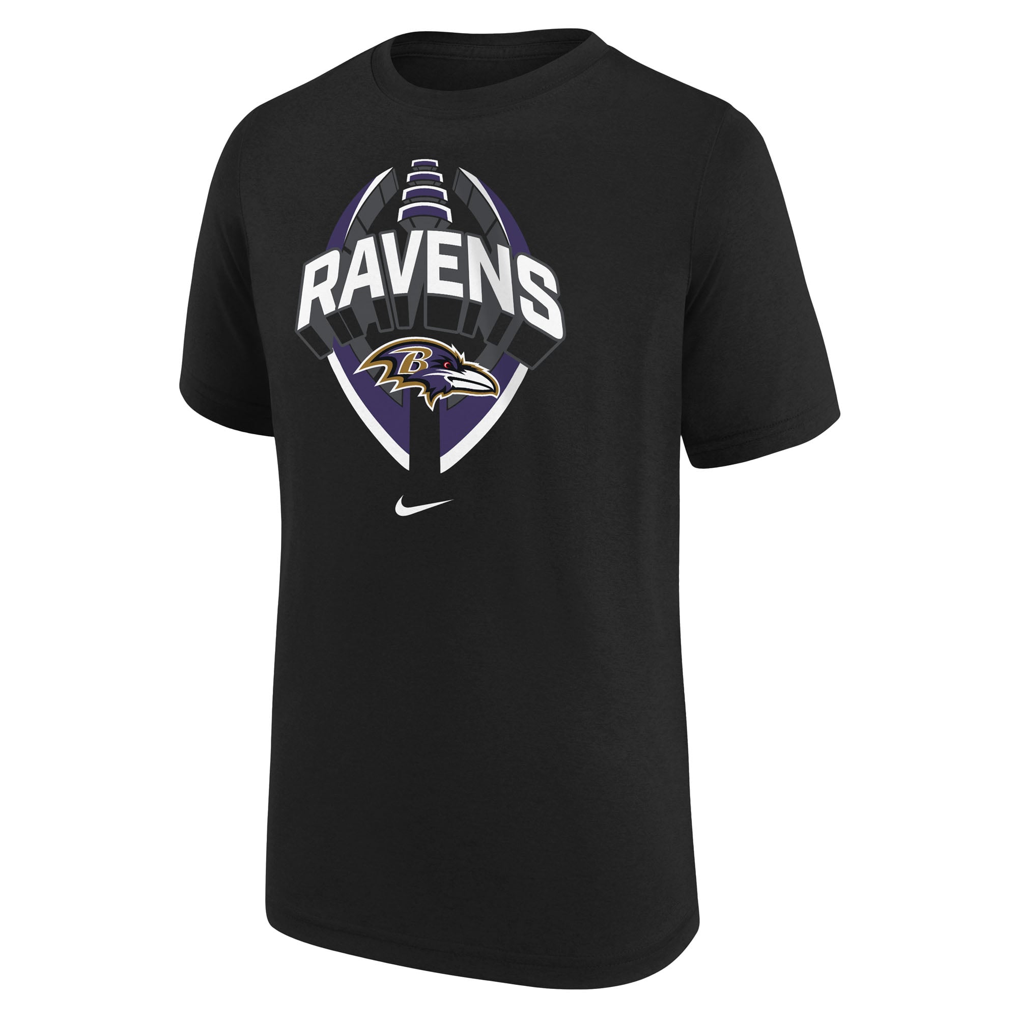 T-shirt Nike noir pour jeune Baltimore Ravens Icon Legend