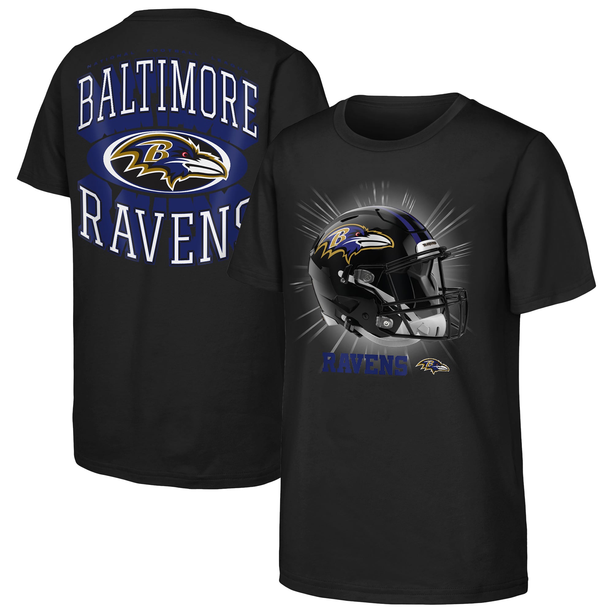 T-shirt noir Outerstuff Youth Baltimore Ravens « Mentalité de gagnant »