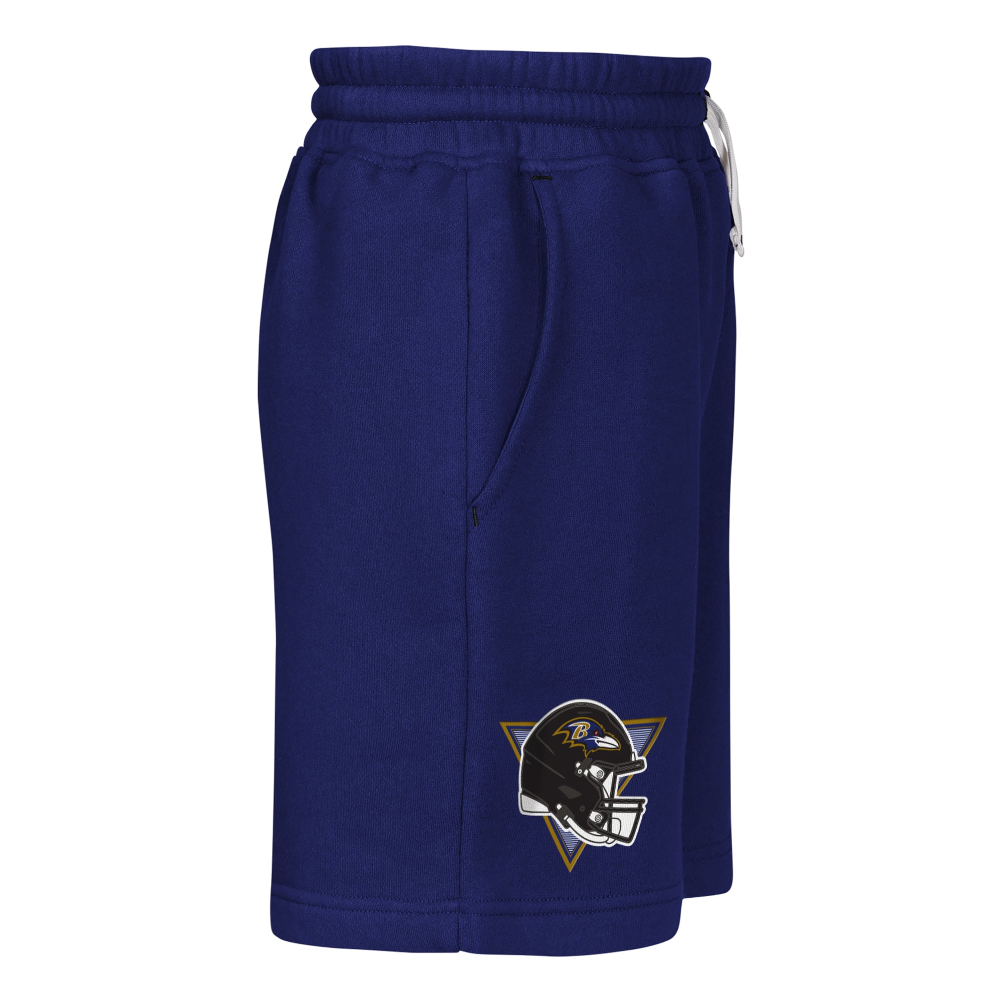 Youth Outerstuff Purple Baltimore Ravens Audible Fleece Shorts
