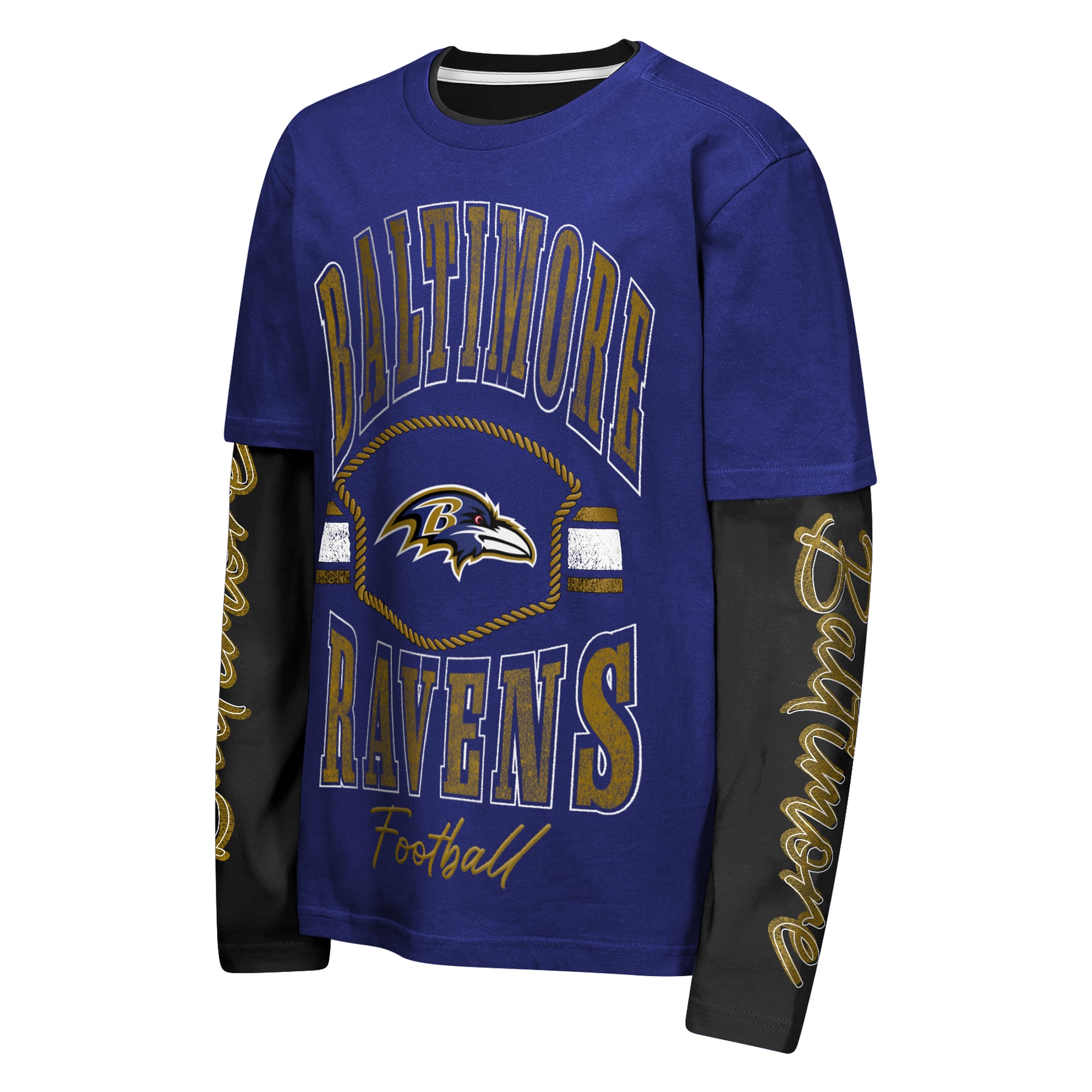 Youth Outerstuff Purple Baltimore Ravens Motion Combo Set