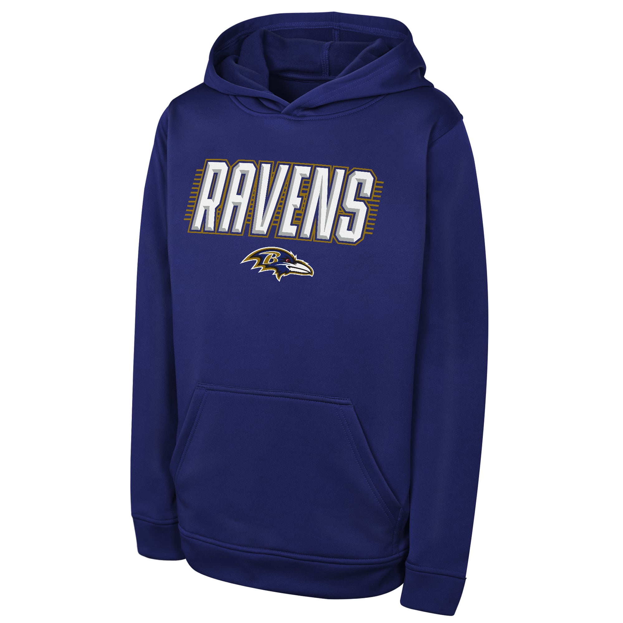 Youth Outerstuff Purple Baltimore Ravens Sack Party Performance Hoodie