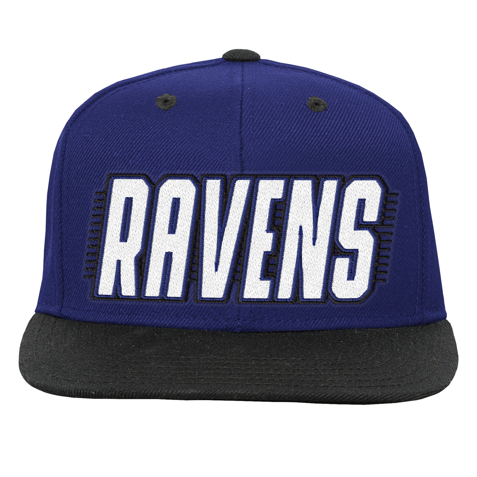 Casquette snapback violette et noire des Ravens de Baltimore pour jeunes