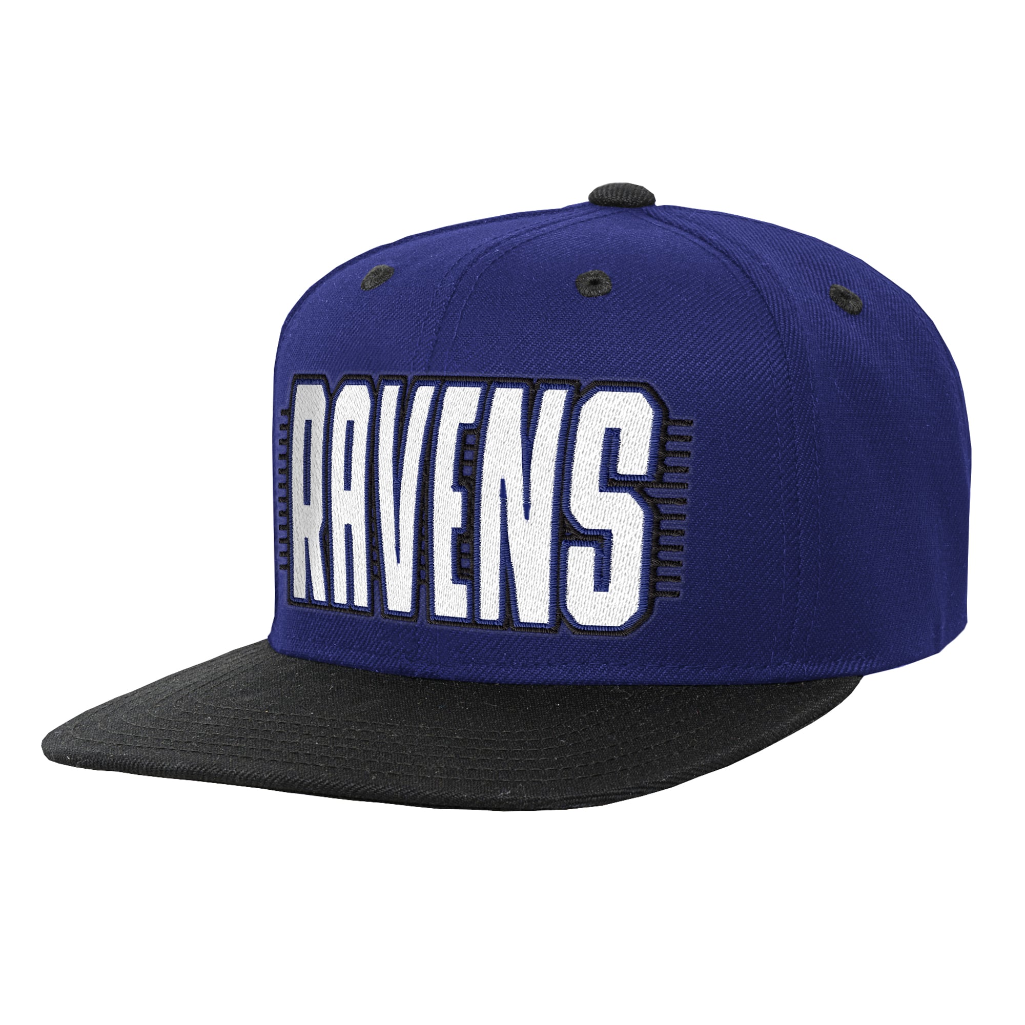 Casquette snapback violette et noire des Ravens de Baltimore pour jeunes