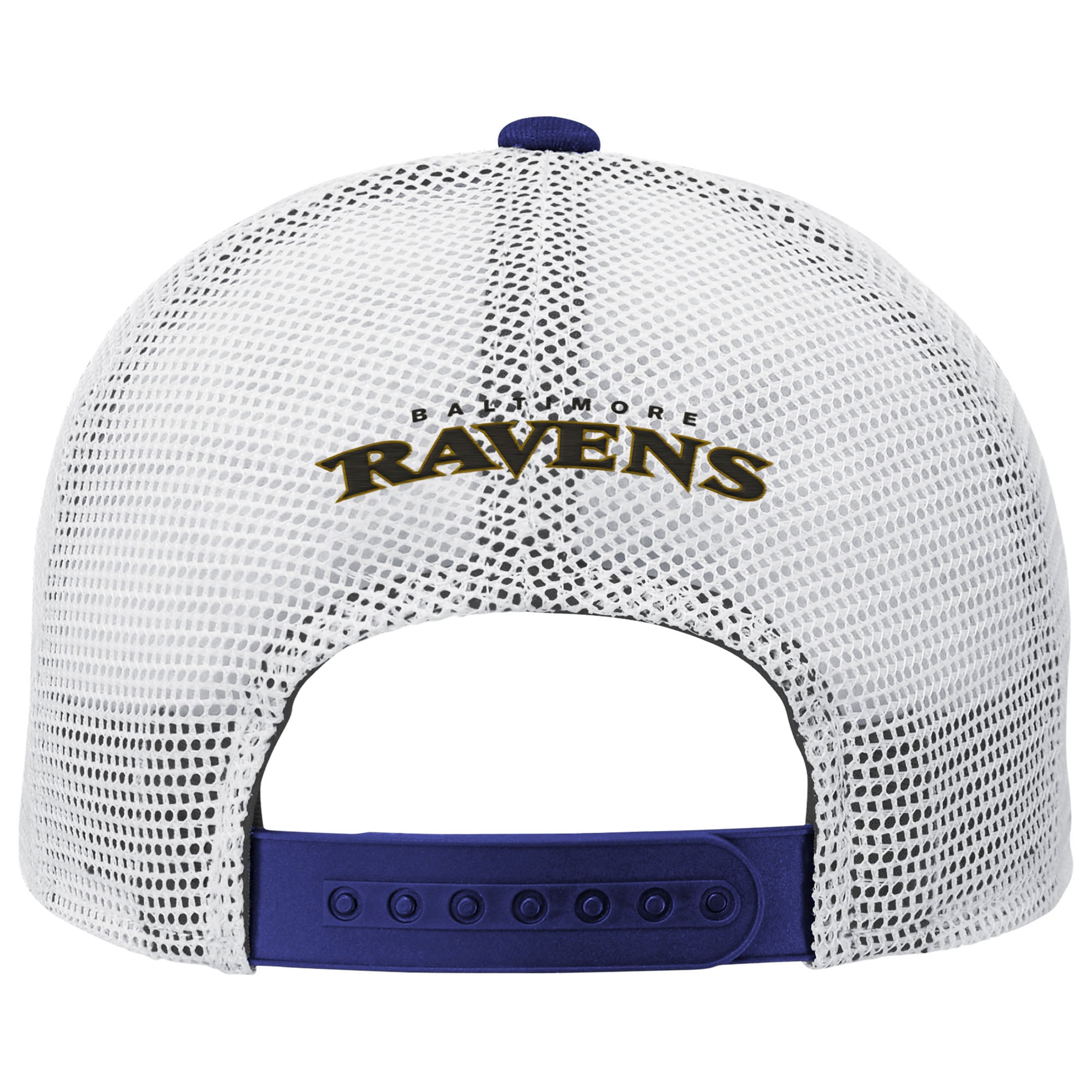 Casquette trucker ajustable Baltimore Ravens Core Lockup violette pour jeunes