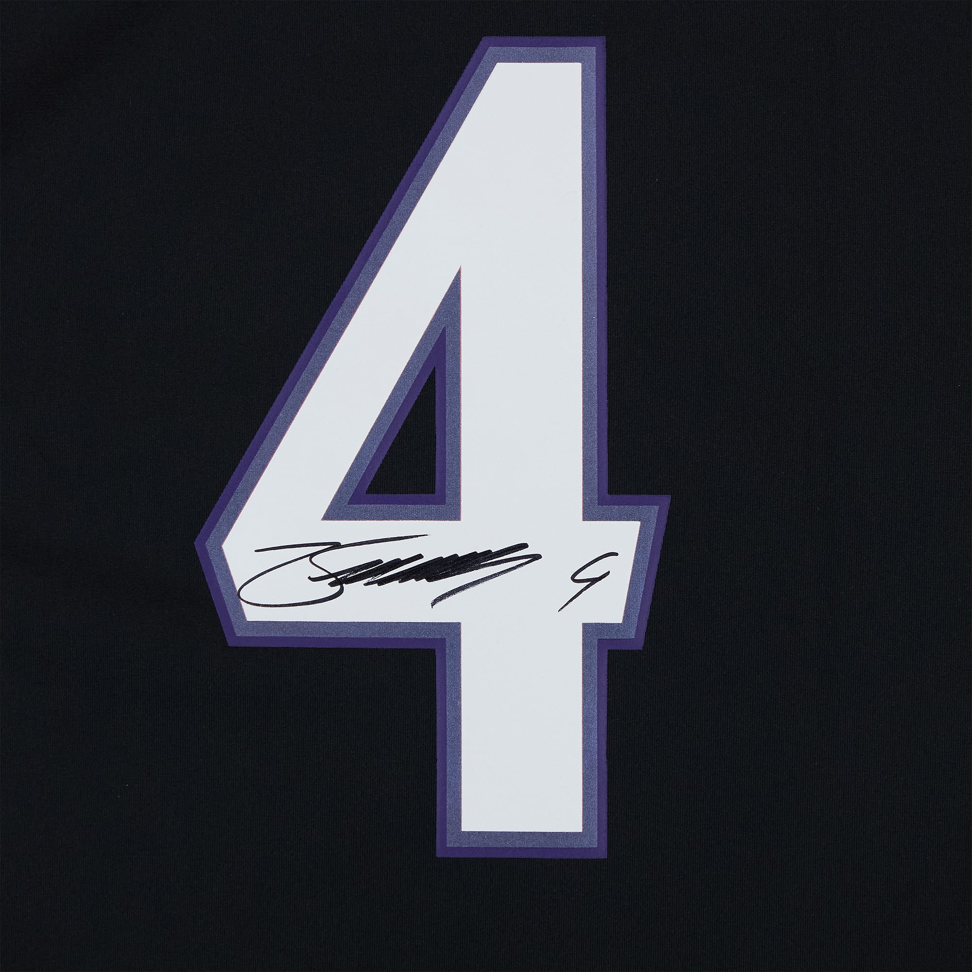 Maillot de match noir Nike 2026 autographié par Zay Flowers des Ravens de Baltimore