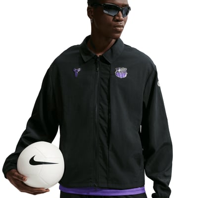 Barcelona Nike Mamba Woven Jacket - Black