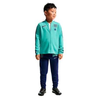 Barcelona Nike Strike Training Tracksuit - Forest Green - Little Kids