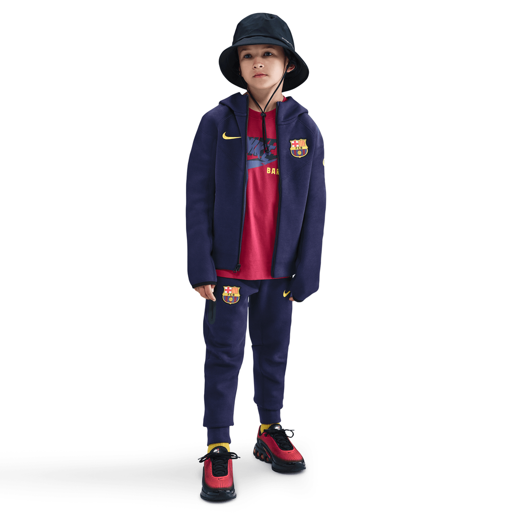 Sweat à Capuche FC Barcelone – Collection Officielle Pour Enfant – 100% Barça