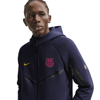 Barcelona Nike Tech Fleece Jacket - Blue