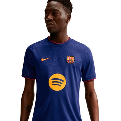 Barcelona Nike Third Pre Match Top - Loyal Blue