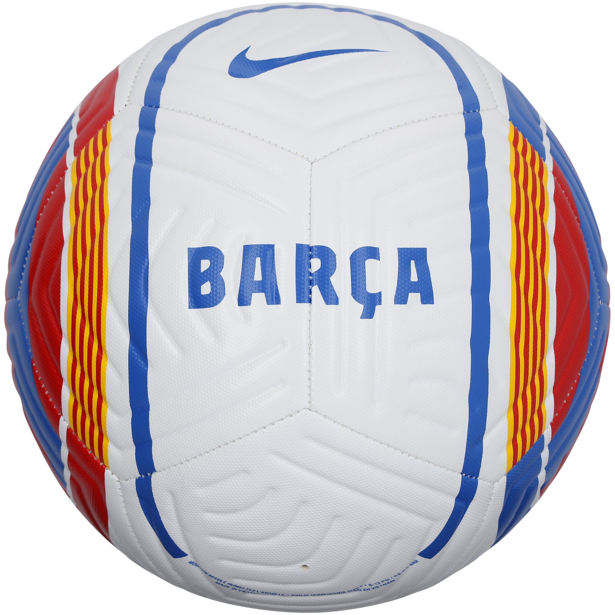 Gavi Barcelona Autographed White/Red/Blue Soccer Ball