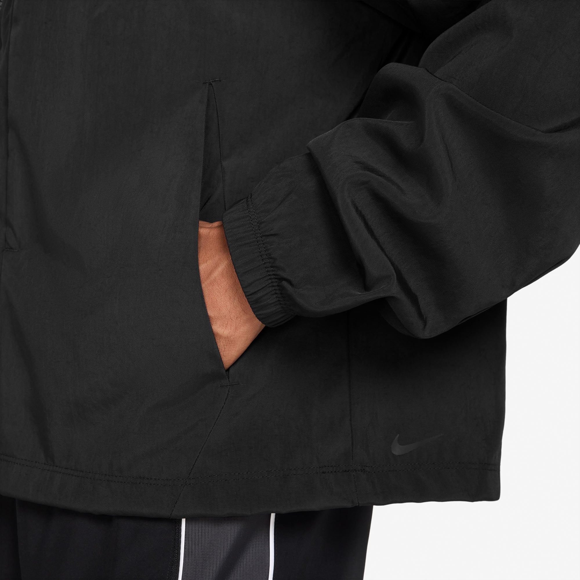 Veste zippée Nike FC Barcelone noire pour homme, saison extérieure 2026/27.