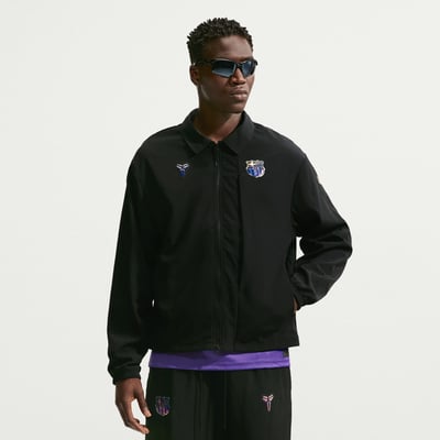  Barcelona Nike 2026/27 Away Woven Full-Zip Jacket - Black