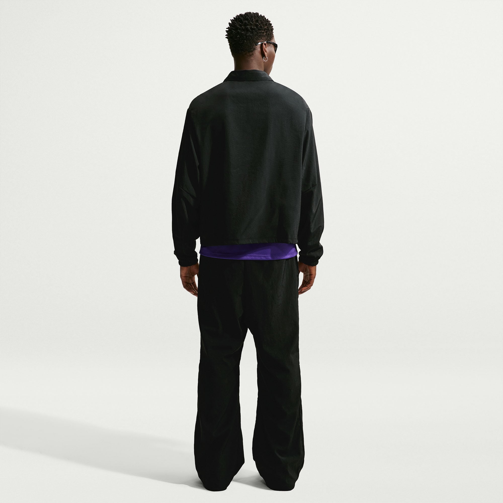 Pantalon tissé extérieur Nike FC Barcelone noir pour homme, saison 2026/27