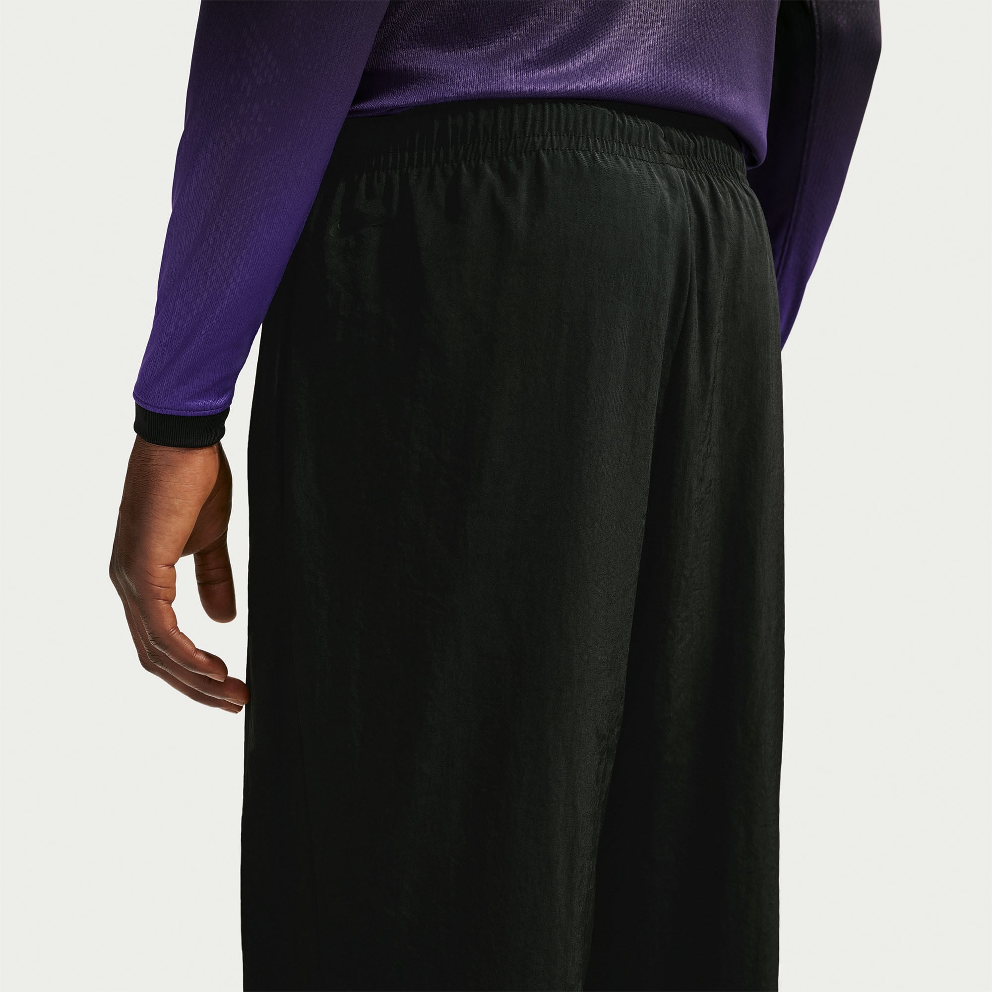 Pantalon tissé extérieur Nike FC Barcelone noir pour homme, saison 2026/27