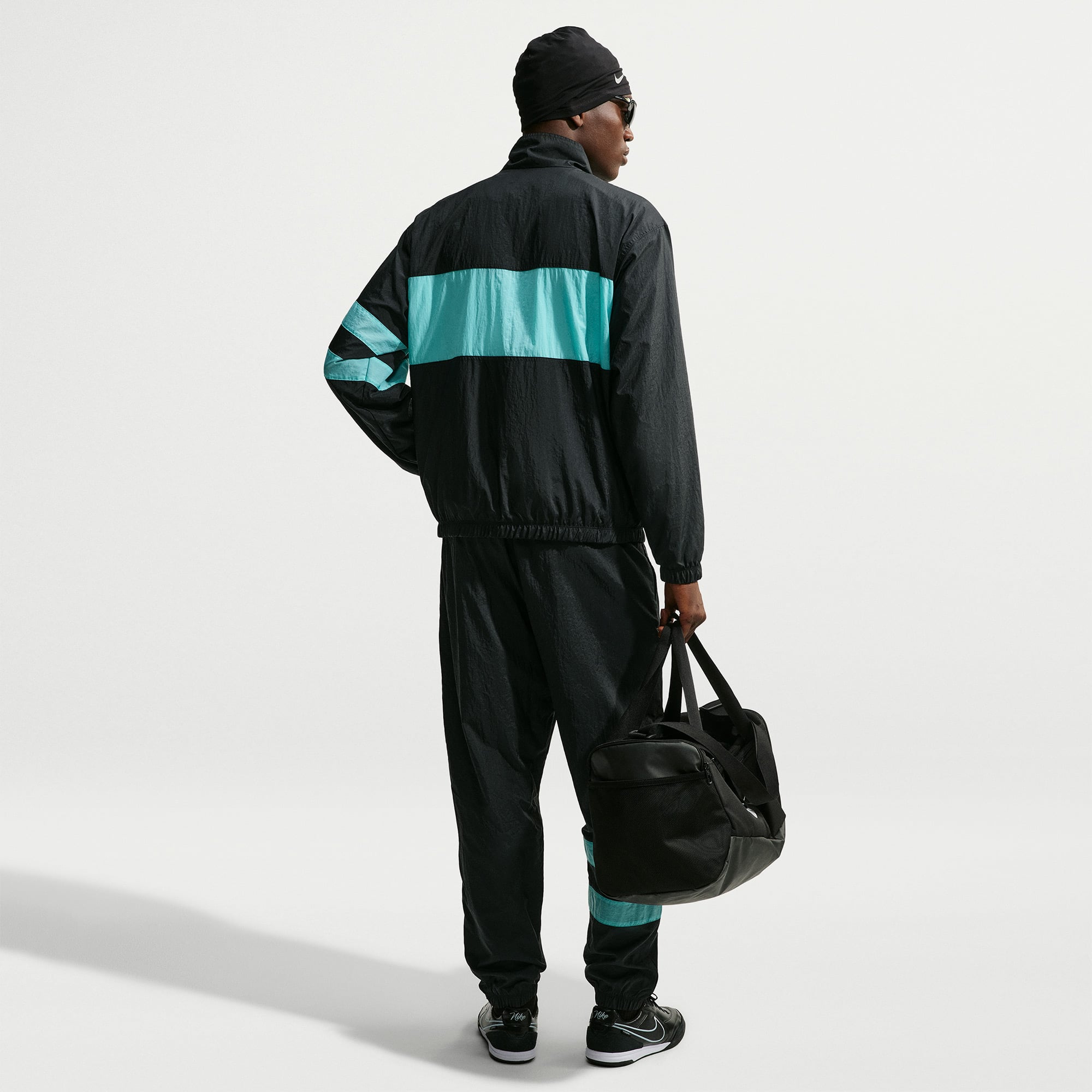 Veste de survêtement zippée Nike Barcelona Third I96 noire pour homme