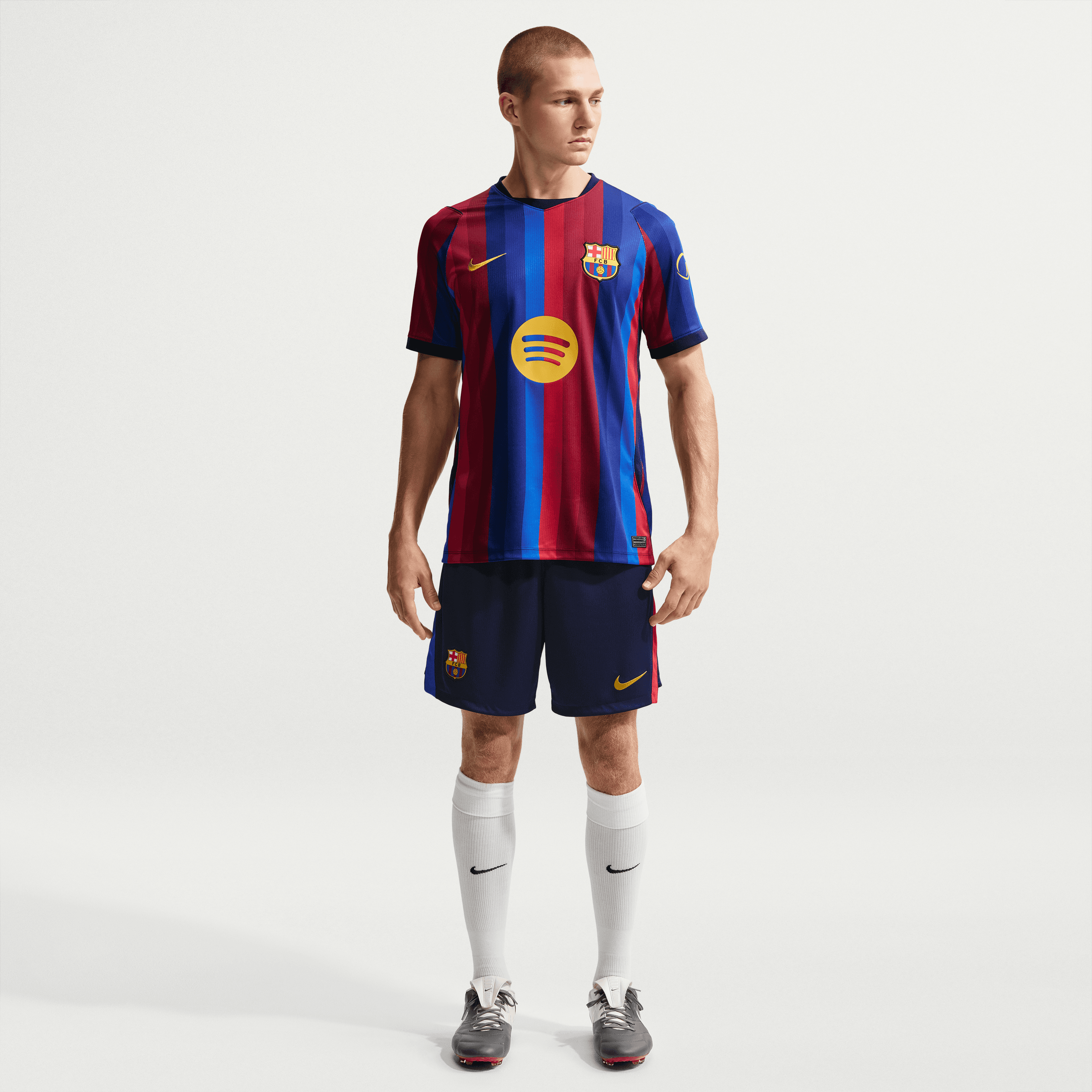 Men's Nike Blue Barcelona 2026/27 Home Stadium Replica Shorts