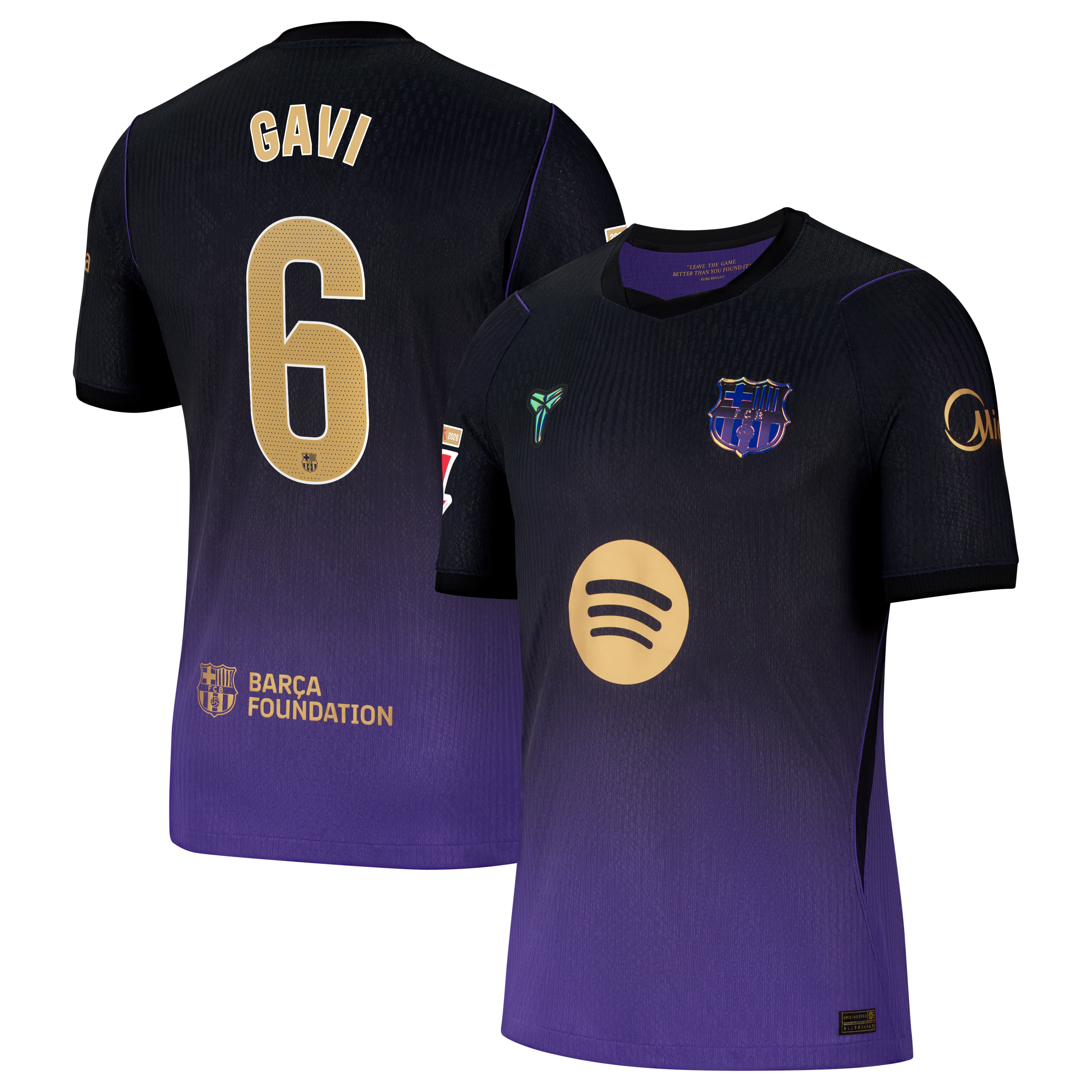 Maillot domicile authentique Nike Gavi rouge du FC Barcelone 2026/27 pour homme