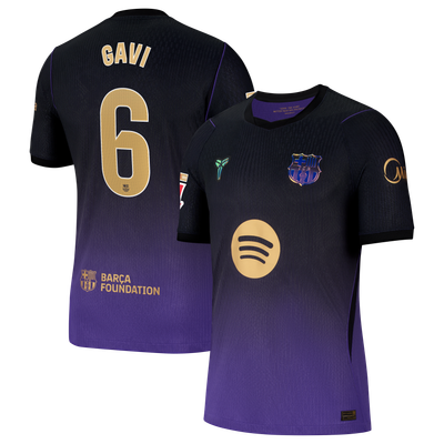 Gavi Barcelona Nike 2026/27 Away Match Authentic Jersey - Purple