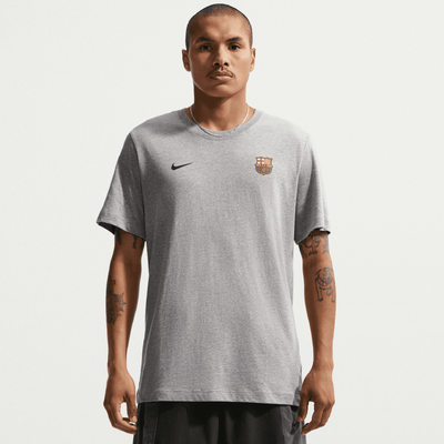  Barcelona Nike Crest Essential T-Shirt - Gray