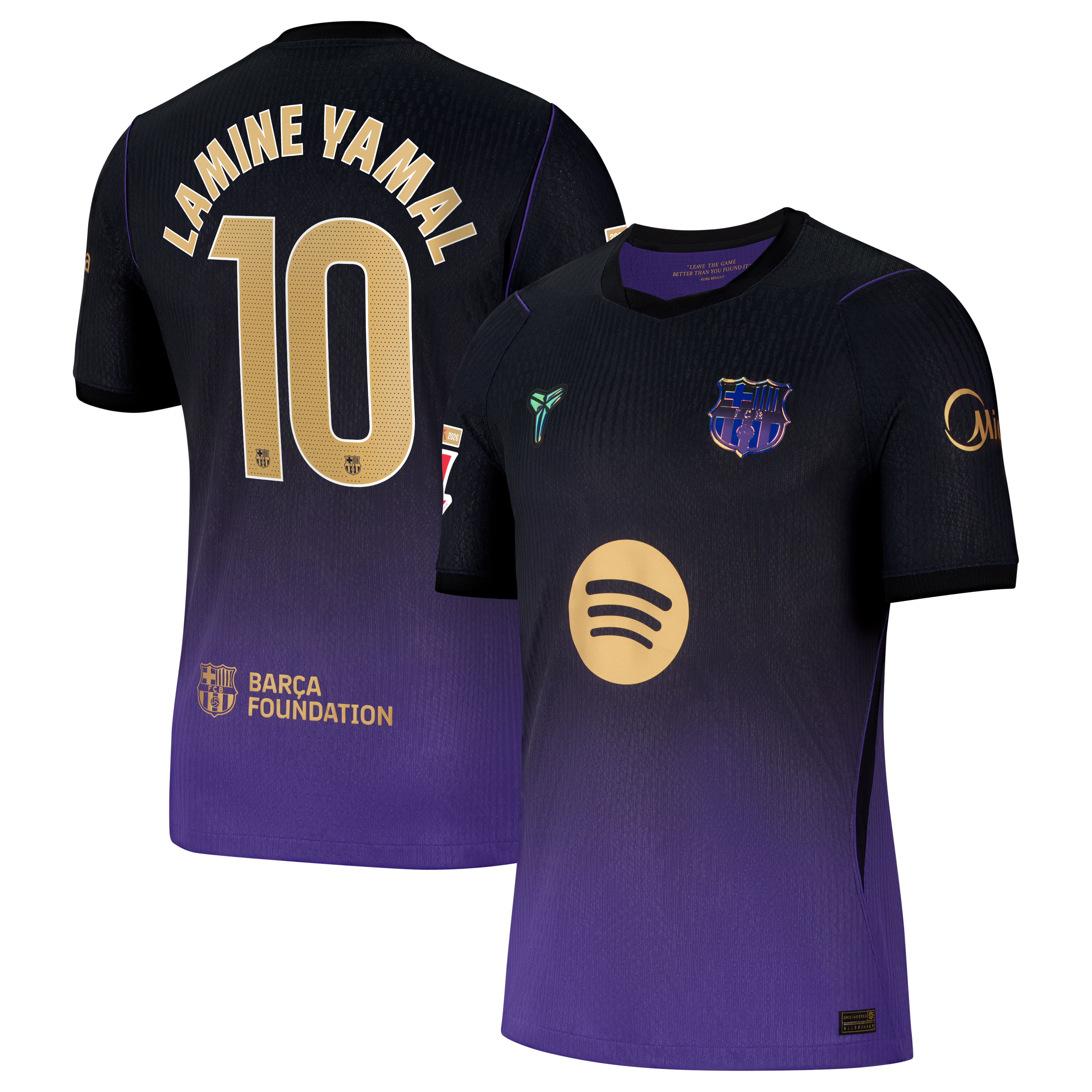 Maillot domicile authentique Nike Lamine Yamal rouge du FC Barcelone 2026/27 pour homme