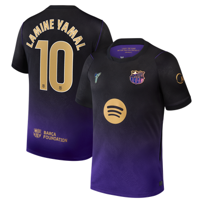 Lamine Yamal Barcelona Nike 2026/27 Away Stadium Replica Jersey - Purple